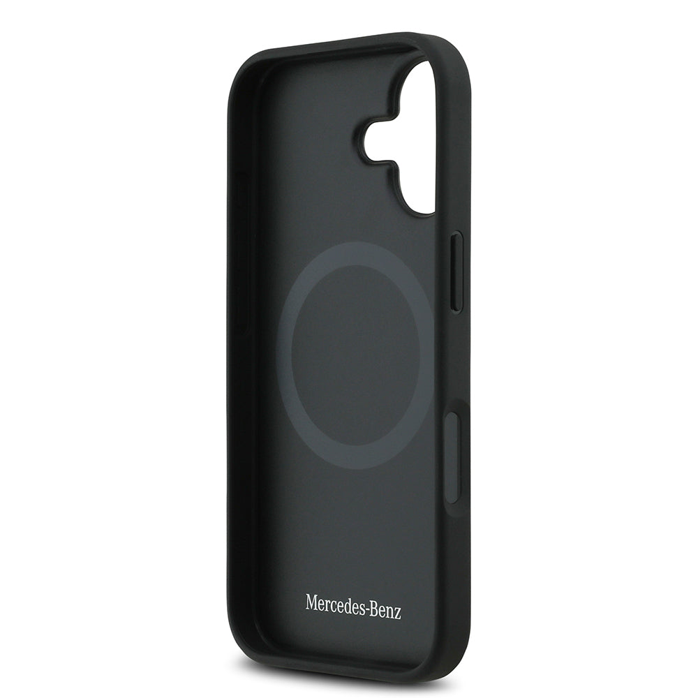 Mercedes Benz iPhone 17 Orjinal Lisanslı M-safe Şarj Özellikli Dokulu Desenli Deri Kılıf Mercedes Benz iPhone 17 Orjinal Lisanslı M-safe Şarj Özellikli Dokulu Desenli Deri Kılıf